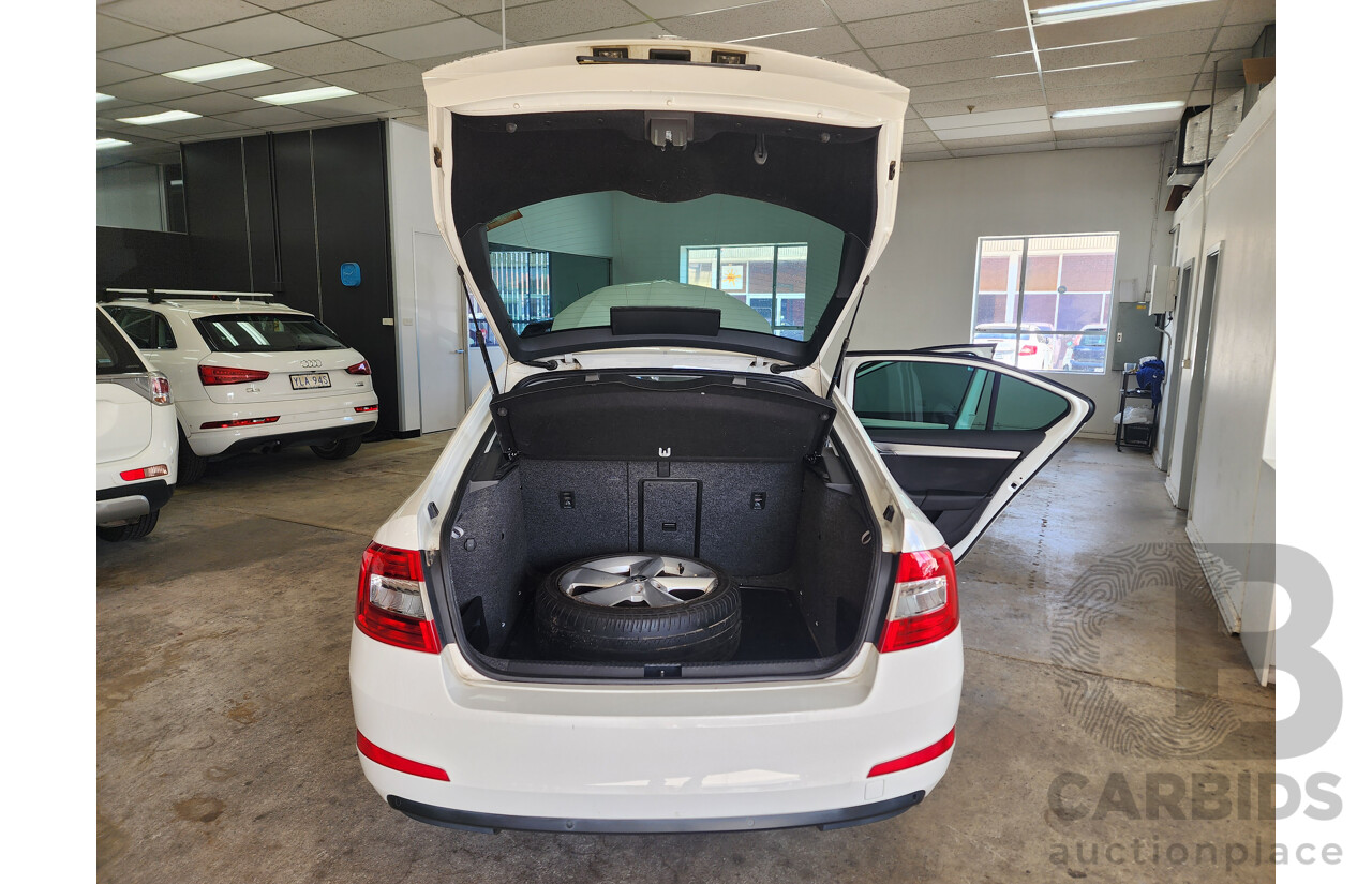 1/2014 Skoda Octavia 132 TSI Elegance NE 5d Hatchback White 1.8L
