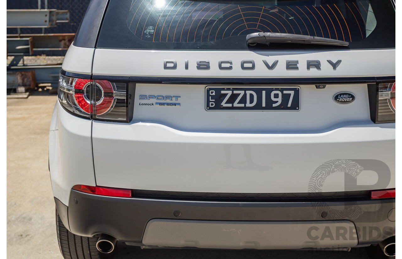 5/2015 Land Rover Discovery Sport SD4 SE (AWD) LC MY16.5 4D Wagon Fuji White Turbo Diesel 2.2L