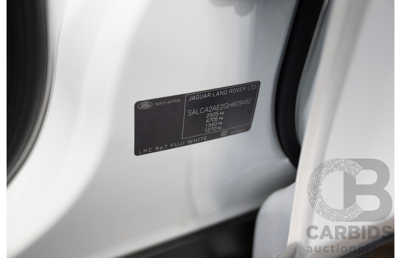 5/2015 Land Rover Discovery Sport SD4 SE (AWD) LC MY16.5 4D Wagon Fuji White Turbo Diesel 2.2L