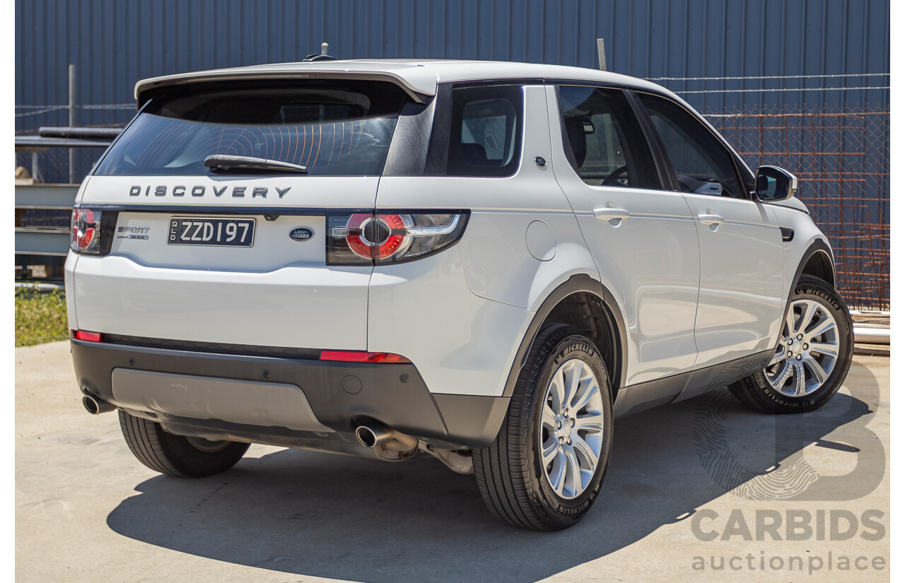 5/2015 Land Rover Discovery Sport SD4 SE (AWD) LC MY16.5 4D Wagon Fuji White Turbo Diesel 2.2L