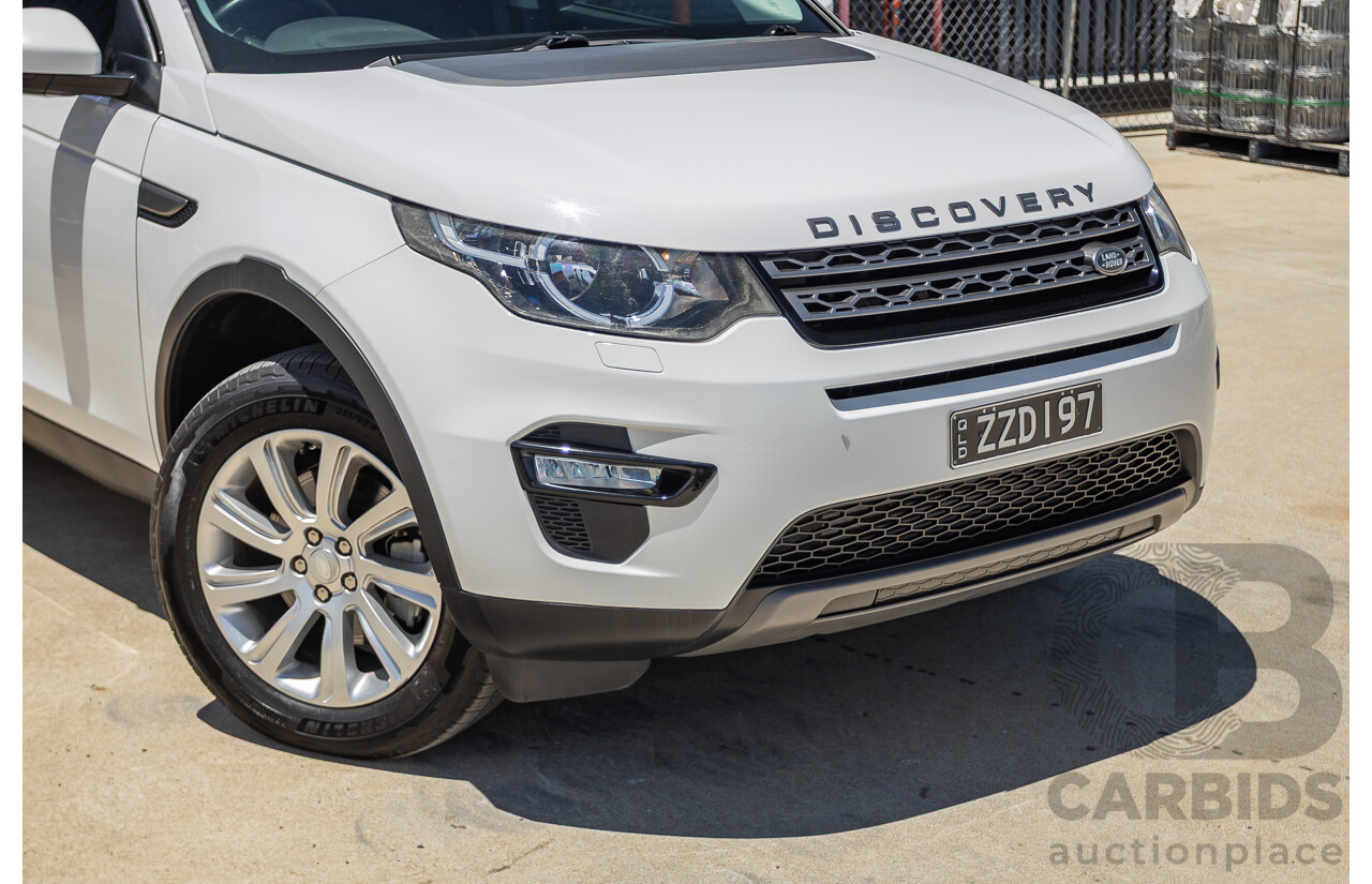 5/2015 Land Rover Discovery Sport SD4 SE (AWD) LC MY16.5 4D Wagon Fuji White Turbo Diesel 2.2L