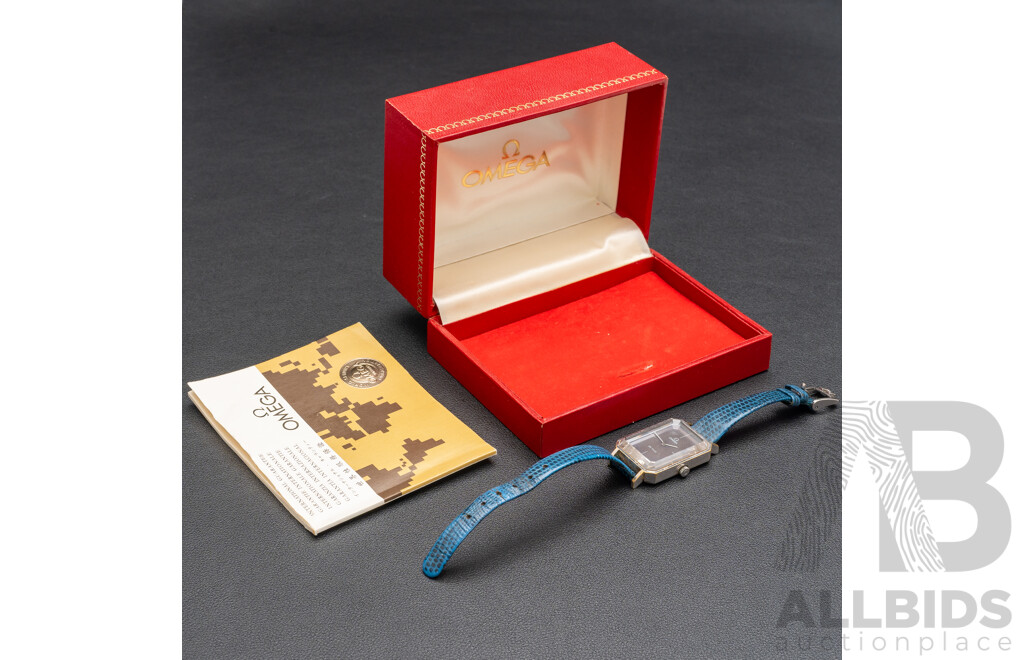 Ladies Swiss Made Vintage Omega DeVille Watch. 1970s -1980s Era