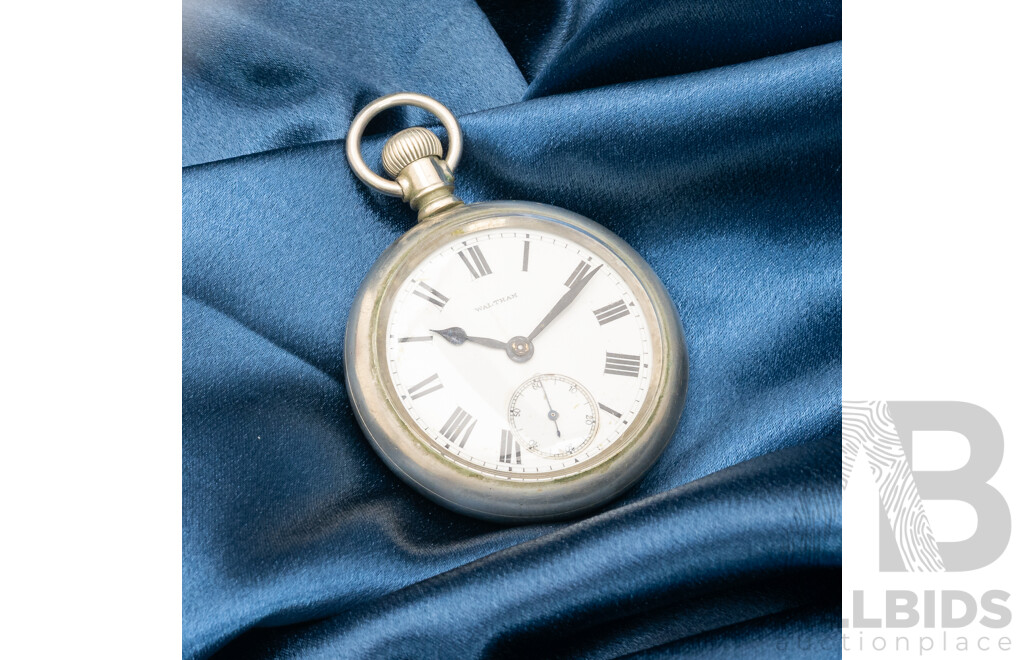 Vintage American Waltham Pocket Watch. 1880s - 1910 Era