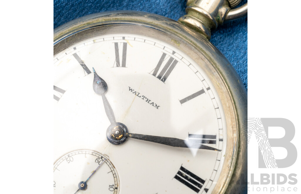 Vintage American Waltham Pocket Watch. 1880s - 1910 Era
