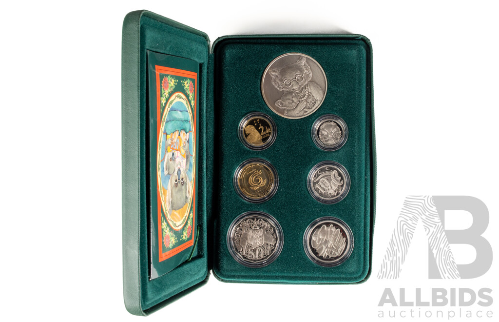 Australian RAM 1999 Six Proof Coins, Baby Coin Set