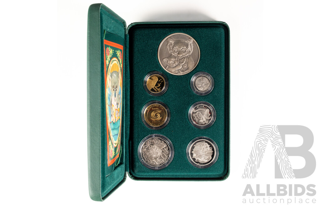 Australian RAM 1999 Six Proof Coins, Baby Coin Set