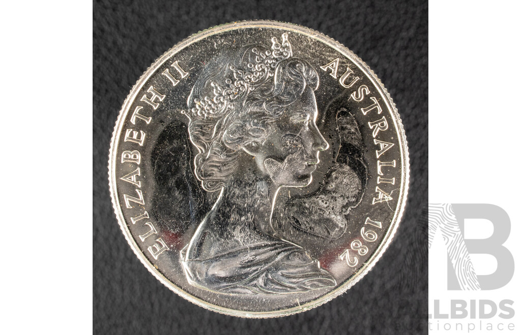 Australian RAM 1982 Silver Ten Dollar Coin, Commonwealth Games .925