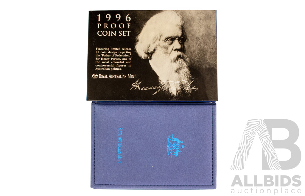 Australian RAM 1996 Six Proof Coin Set, Farther of Federation, Sir Henry Parkes