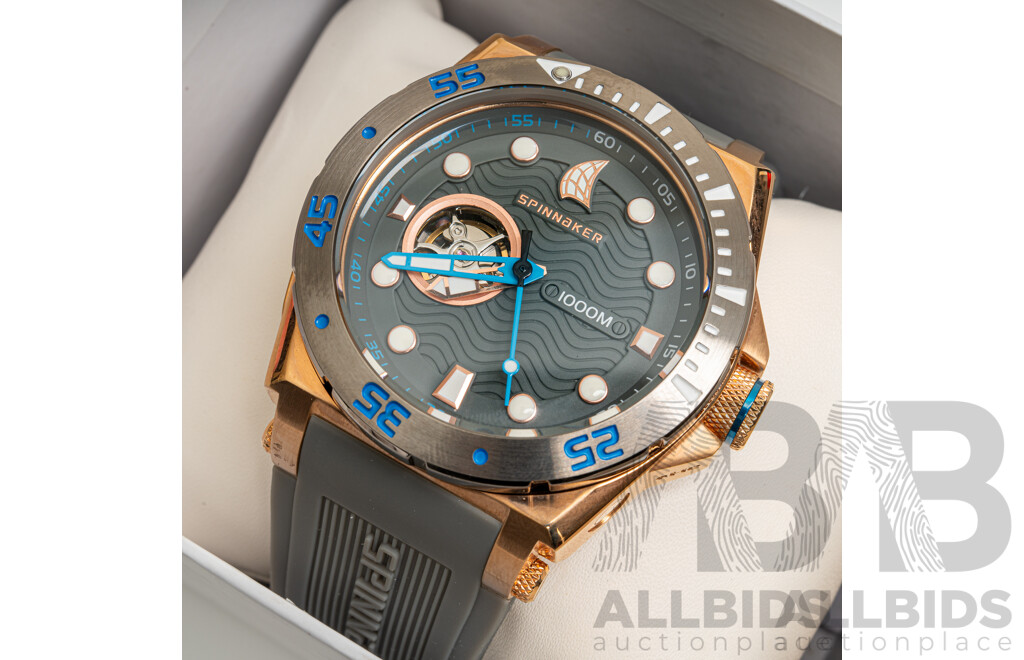 Spinnaker 46mm Overboard Watch, Model SP-5023-0B