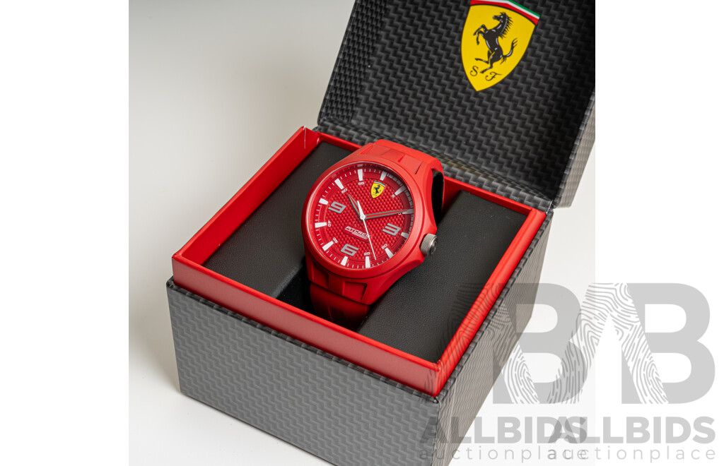 Scuderia Ferrari 44mm Red Watch, Model 830677
