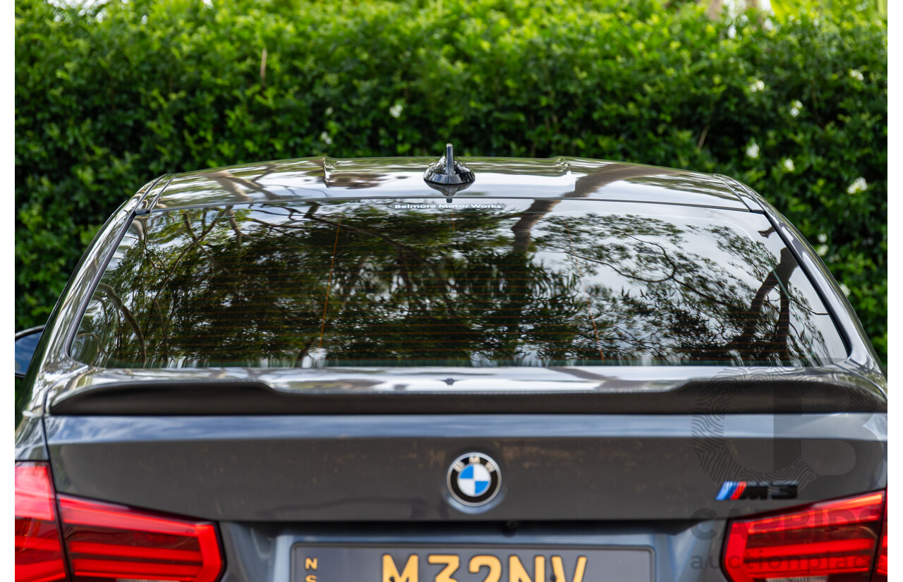 10/2018 BMW M3 Competition (RWD) F80 MY18 4d Sedan Sparkling Graphite Metallic Twin Turbo 3.0L