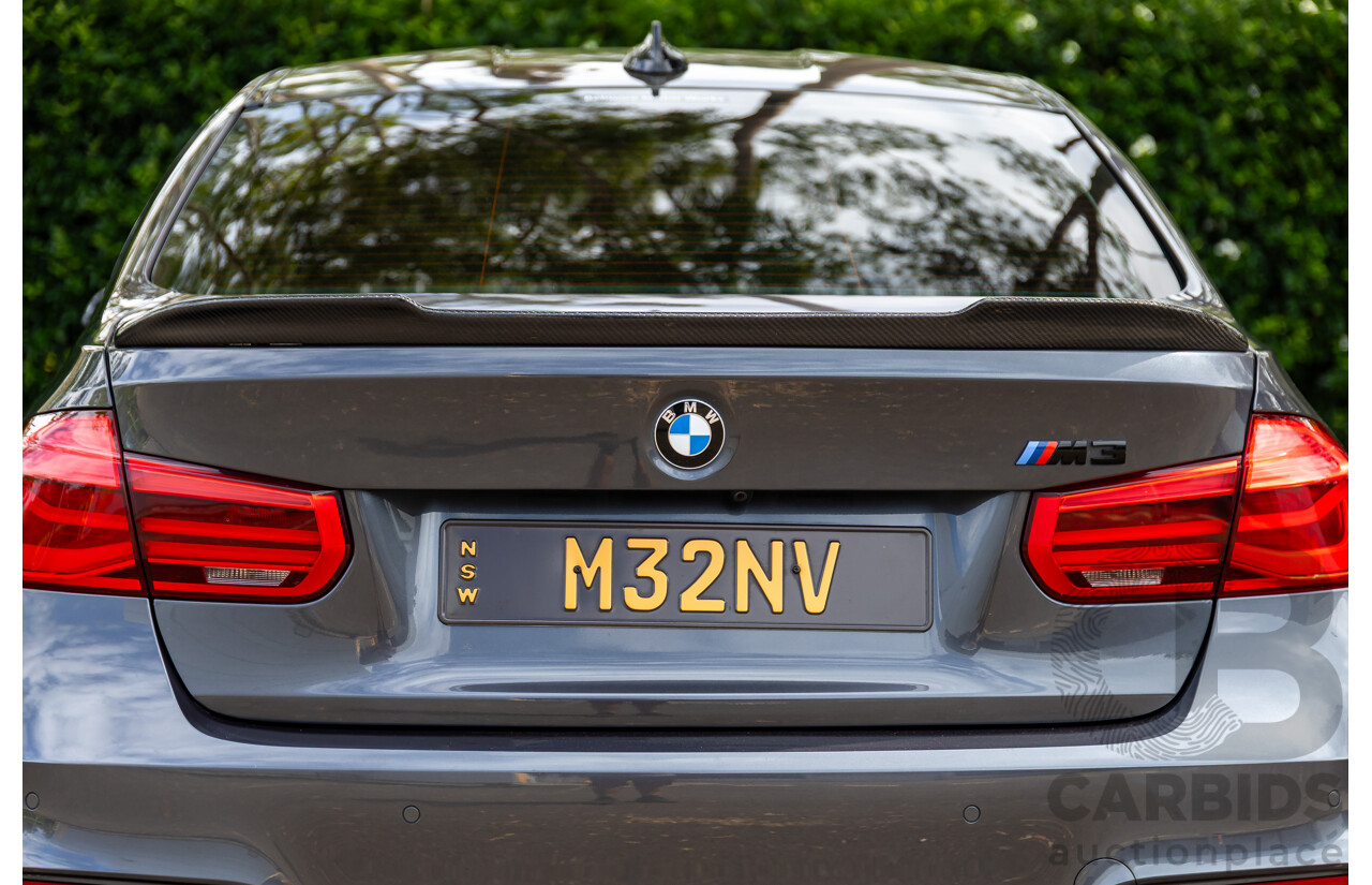 10/2018 BMW M3 Competition (RWD) F80 MY18 4d Sedan Sparkling Graphite Metallic Twin Turbo 3.0L