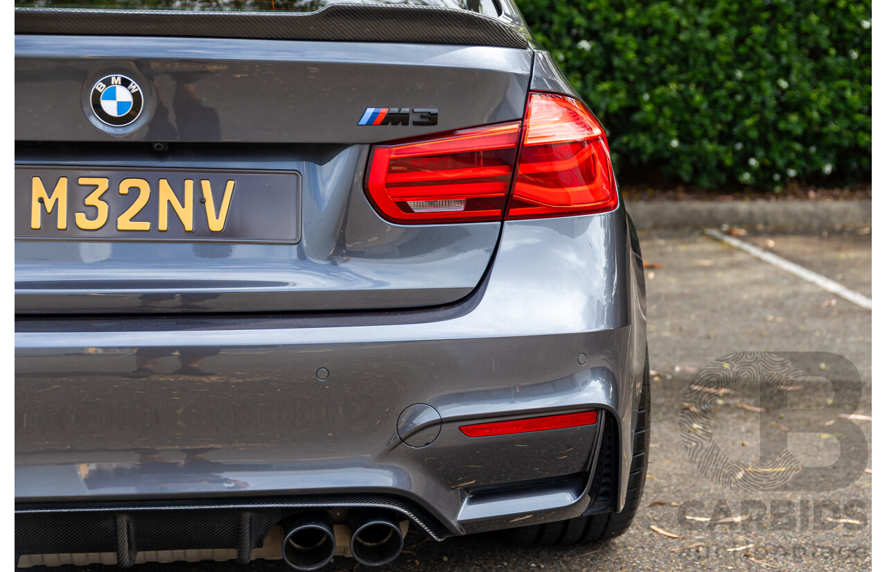 10/2018 BMW M3 Competition (RWD) F80 MY18 4d Sedan Sparkling Graphite Metallic Twin Turbo 3.0L