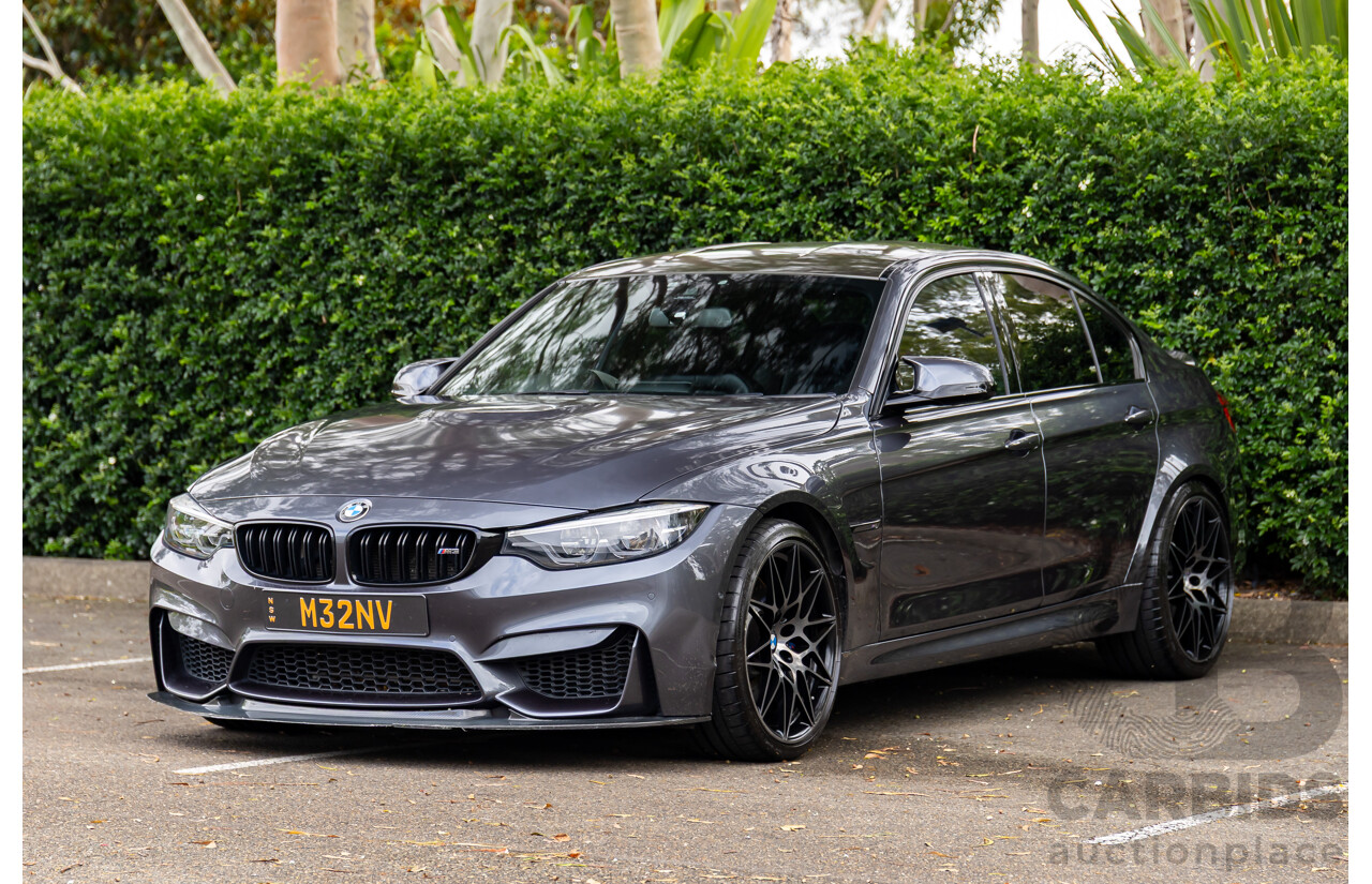 10/2018 BMW M3 Competition (RWD) F80 MY18 4d Sedan Sparkling Graphite Metallic Twin Turbo 3.0L