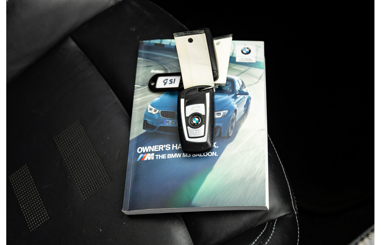 10/2018 BMW M3 Competition (RWD) F80 MY18 4d Sedan Sparkling Graphite Metallic Twin Turbo 3.0L