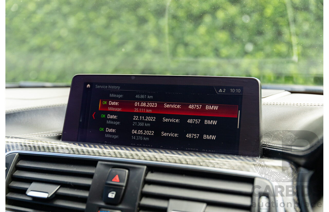 10/2018 BMW M3 Competition (RWD) F80 MY18 4d Sedan Sparkling Graphite Metallic Twin Turbo 3.0L