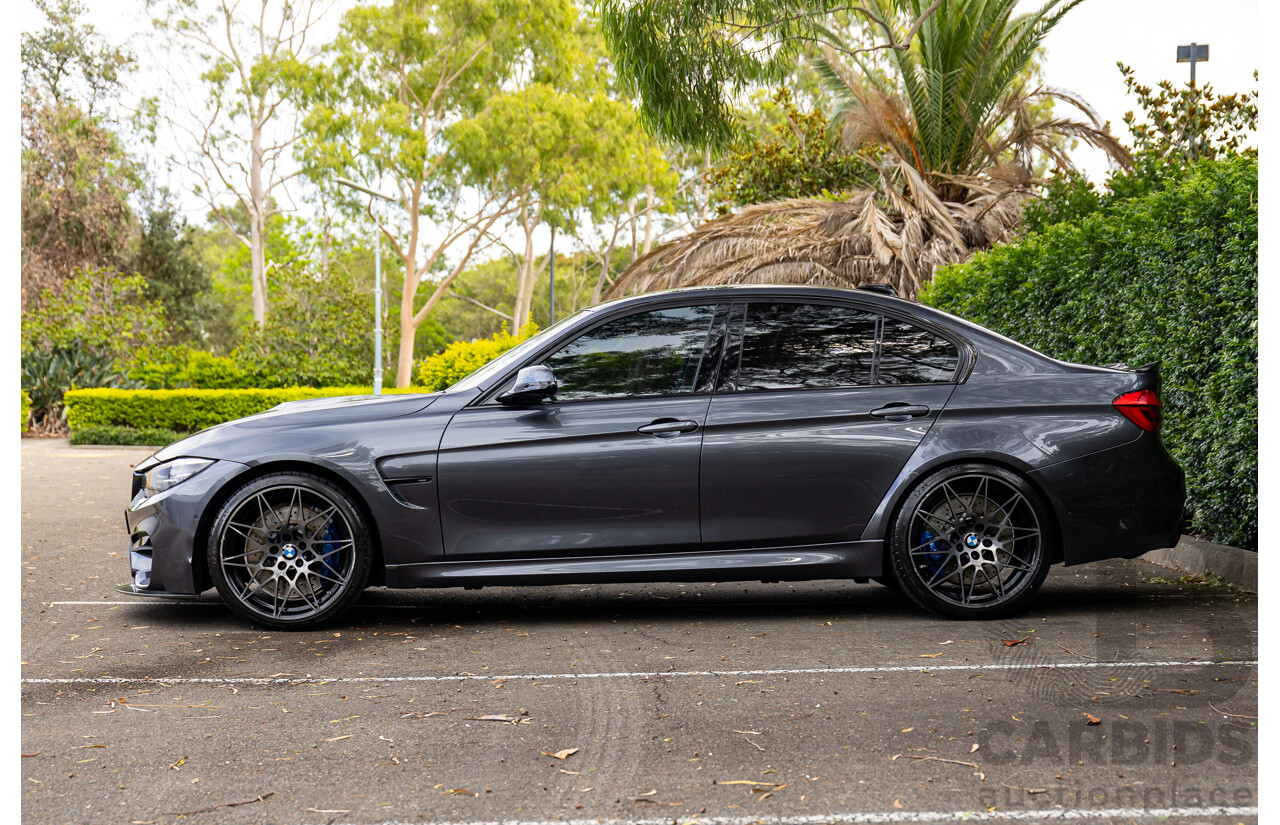 10/2018 BMW M3 Competition (RWD) F80 MY18 4d Sedan Sparkling Graphite Metallic Twin Turbo 3.0L