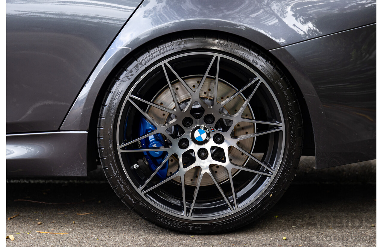 10/2018 BMW M3 Competition (RWD) F80 MY18 4d Sedan Sparkling Graphite Metallic Twin Turbo 3.0L
