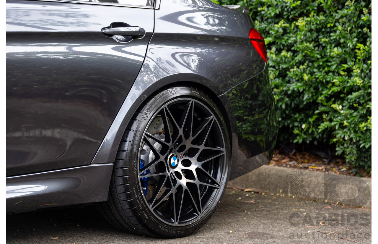 10/2018 BMW M3 Competition (RWD) F80 MY18 4d Sedan Sparkling Graphite Metallic Twin Turbo 3.0L