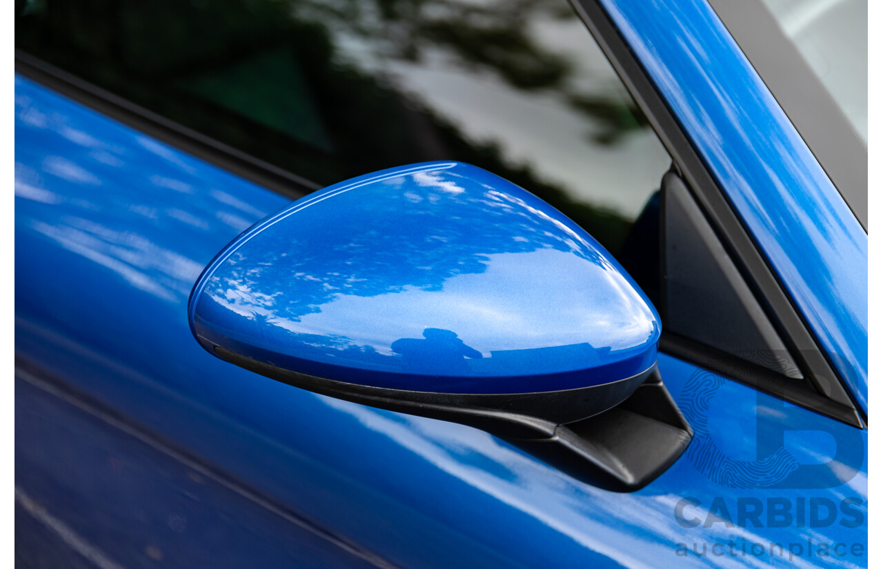 09/2017 Porsche 718 Cayman (RWD) 982 MY18 2d Coupe Sapphire Blue Metallic Turbo 2.0L