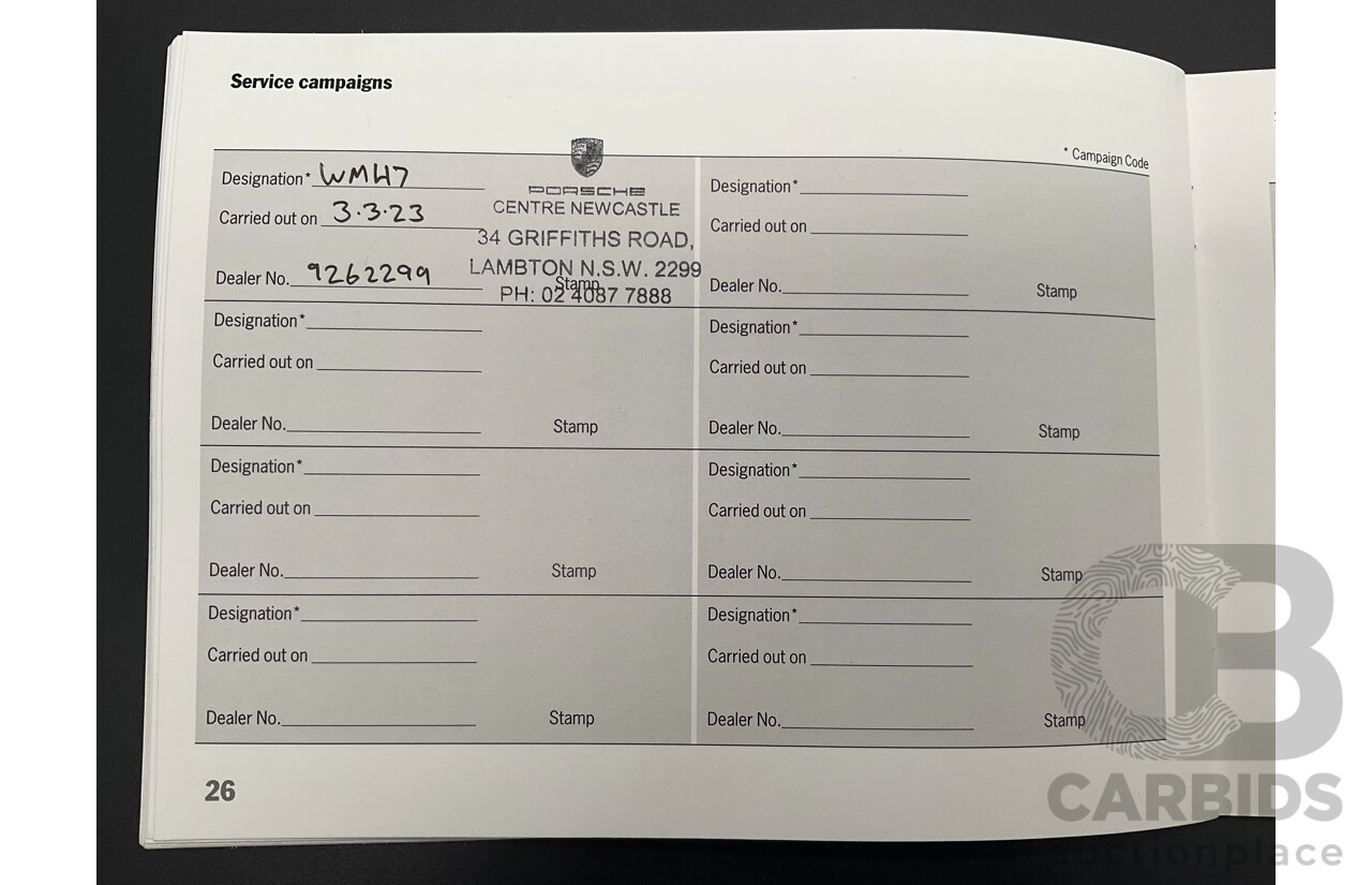 09/2017 Porsche 718 Cayman (RWD) 982 MY18 2d Coupe Sapphire Blue Metallic Turbo 2.0L