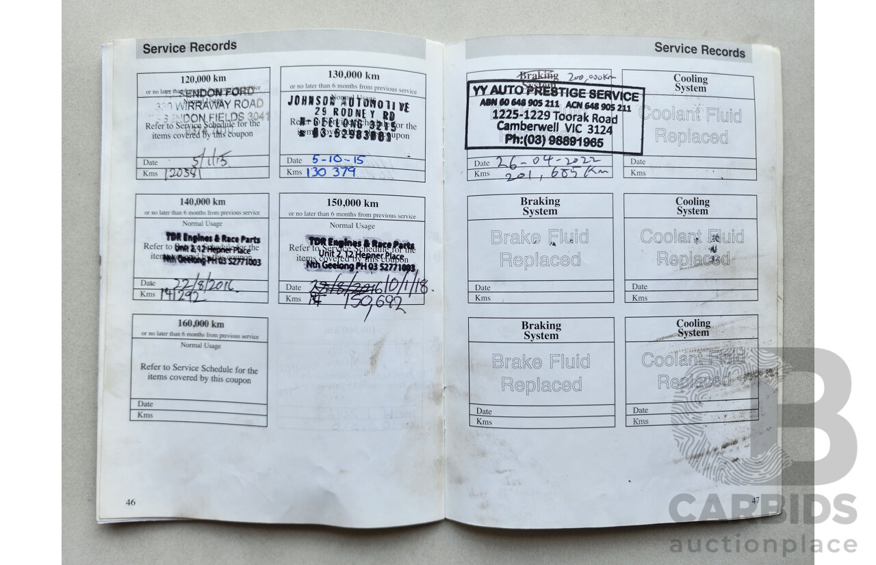 7/2009 Ford Ranger XL (4x2) PK Dual Cab P/Up White 3.0L