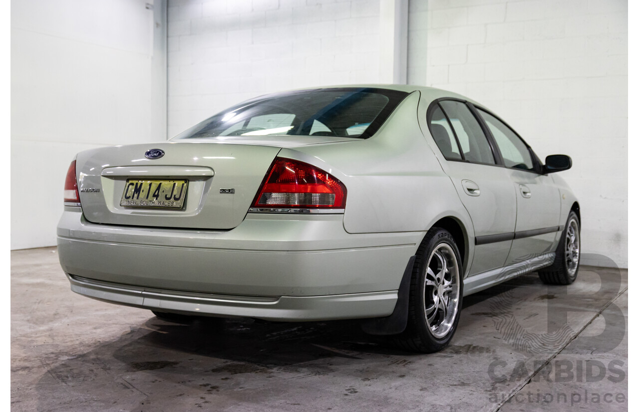 2/2003 Ford Falcon XT BA 4d Sedan Light Satin Veil Metallic 4.0L