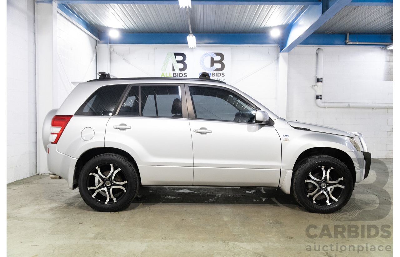 3/2008 Suzuki Grand Vitara (4x4) JT MY07 Upgrade 4d Wagon Silky Silver Metallic V6 2.7L