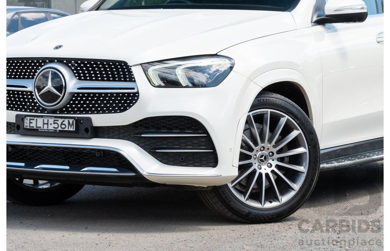 4/2021 Mercedes-Benz GLE 400d 4MATIC (AWD) V167 MY21.5 4D Wagon Diamond White Turbo Diesel 2.9L