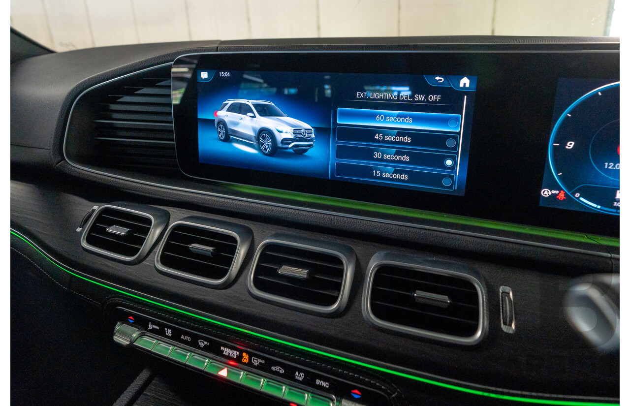 4/2021 Mercedes-Benz GLE 400d 4MATIC (AWD) V167 MY21.5 4D Wagon Diamond White Turbo Diesel 2.9L