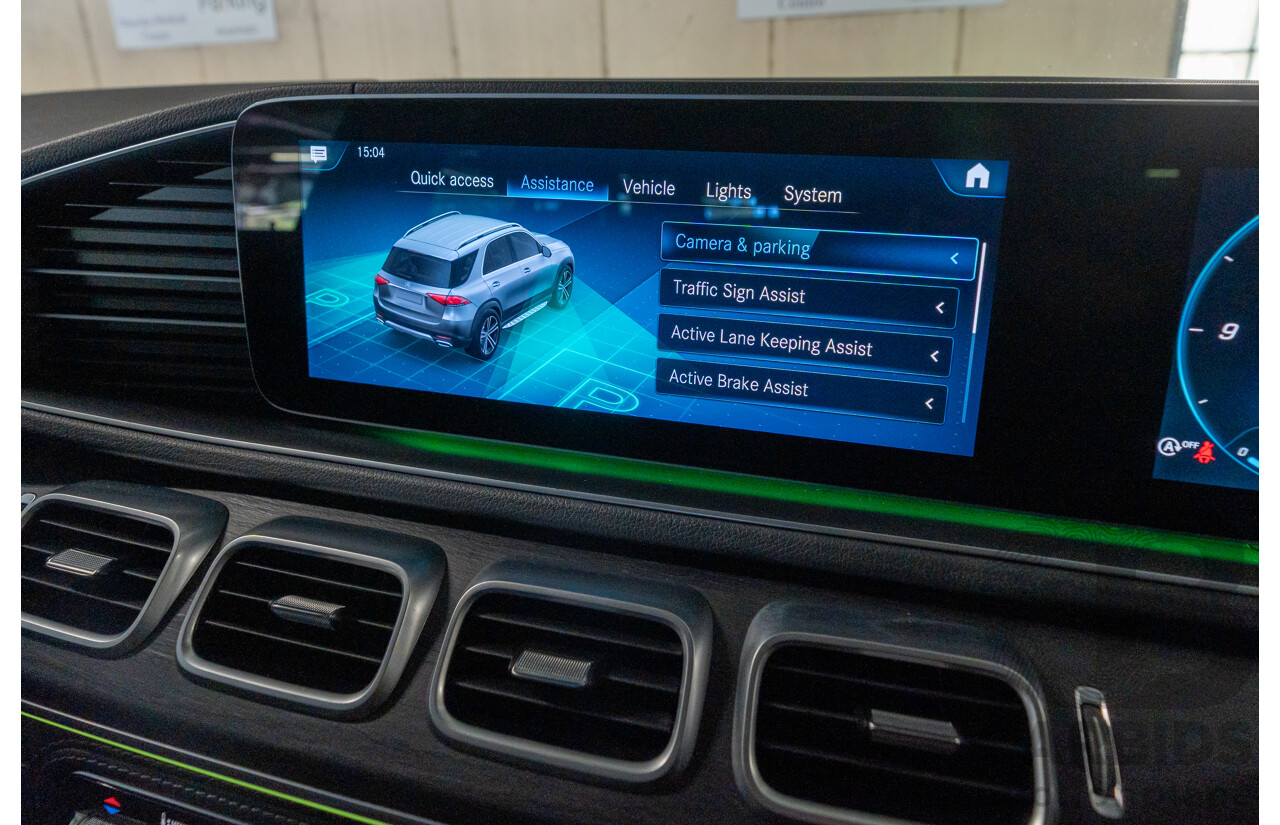 4/2021 Mercedes-Benz GLE 400d 4MATIC (AWD) V167 MY21.5 4D Wagon Diamond White Turbo Diesel 2.9L