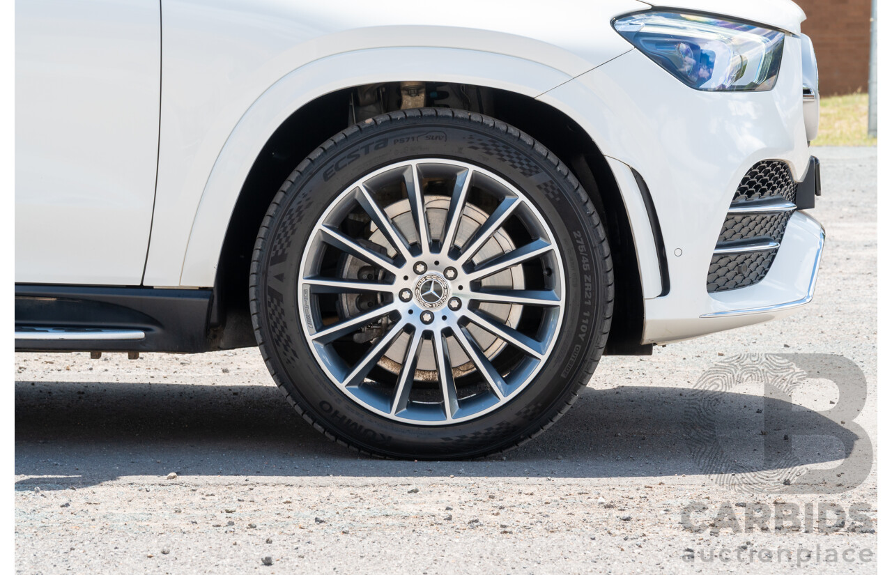 4/2021 Mercedes-Benz GLE 400d 4MATIC (AWD) V167 MY21.5 4D Wagon Diamond White Turbo Diesel 2.9L