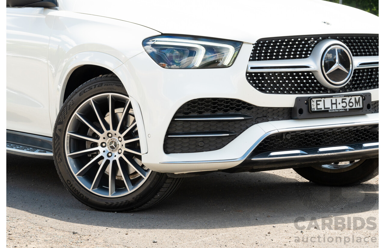 4/2021 Mercedes-Benz GLE 400d 4MATIC (AWD) V167 MY21.5 4D Wagon Diamond White Turbo Diesel 2.9L