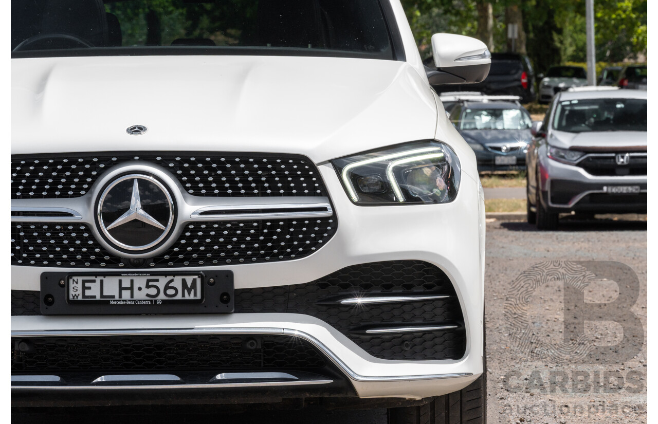 4/2021 Mercedes-Benz GLE 400d 4MATIC (AWD) V167 MY21.5 4D Wagon Diamond White Turbo Diesel 2.9L