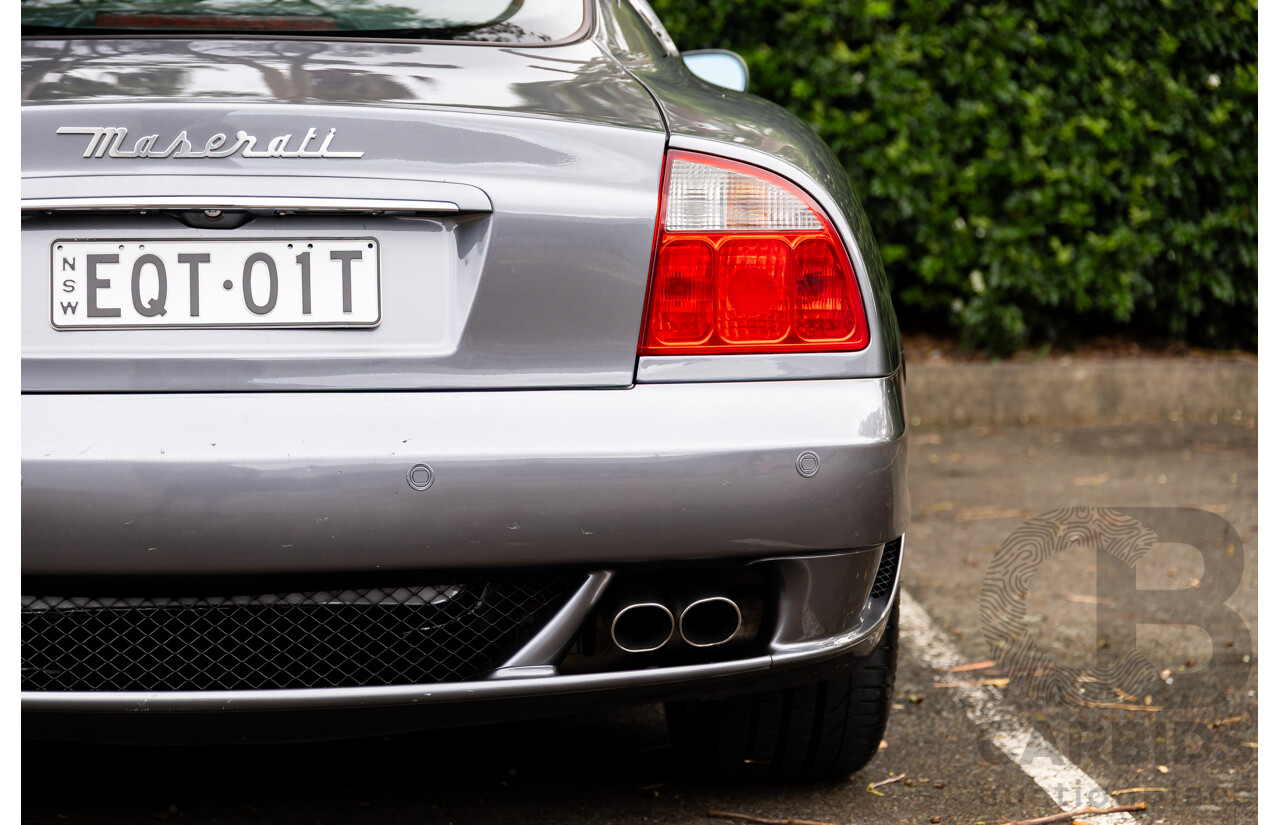 7/2005 Maserati Coupe Cambiocorsa 2d Coupe Grigio Alfieri Metallic Grey V8 4.2L