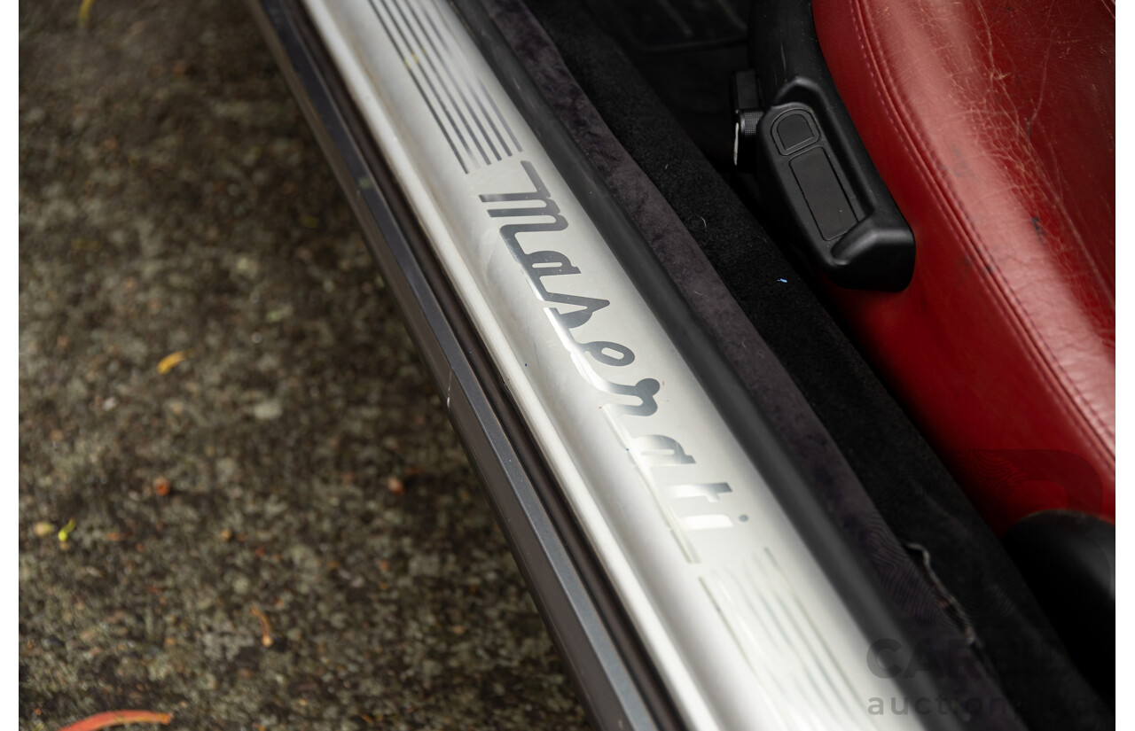 7/2005 Maserati Coupe Cambiocorsa 2d Coupe Grigio Alfieri Metallic Grey V8 4.2L