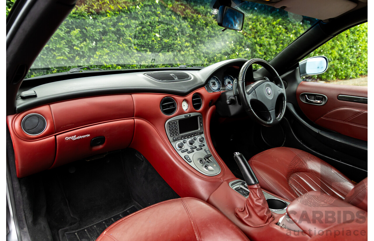 7/2005 Maserati Coupe Cambiocorsa 2d Coupe Grigio Alfieri Metallic Grey V8 4.2L