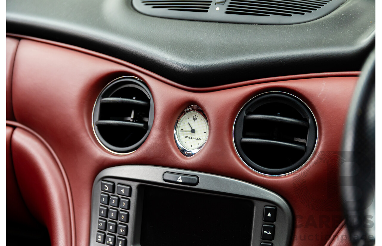 7/2005 Maserati Coupe Cambiocorsa 2d Coupe Grigio Alfieri Metallic Grey V8 4.2L