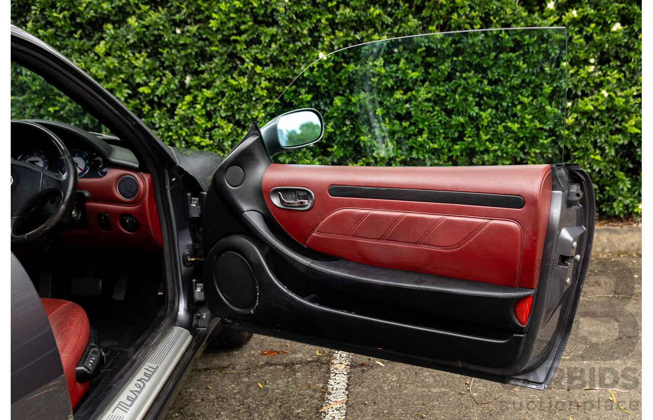 7/2005 Maserati Coupe Cambiocorsa 2d Coupe Grigio Alfieri Metallic Grey V8 4.2L