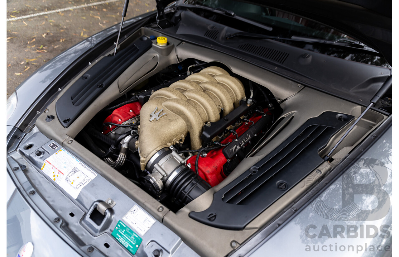 7/2005 Maserati Coupe Cambiocorsa 2d Coupe Grigio Alfieri Metallic Grey V8 4.2L