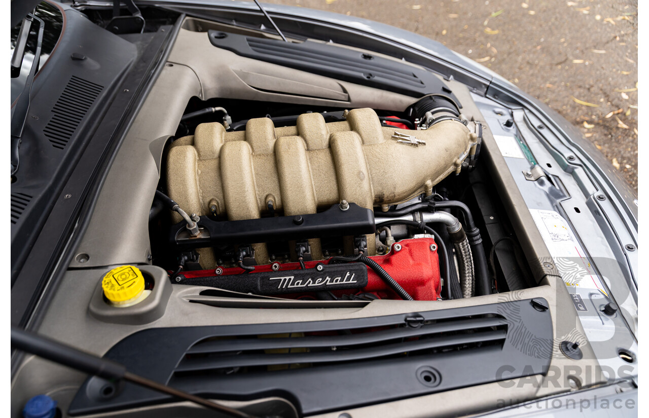 7/2005 Maserati Coupe Cambiocorsa 2d Coupe Grigio Alfieri Metallic Grey V8 4.2L