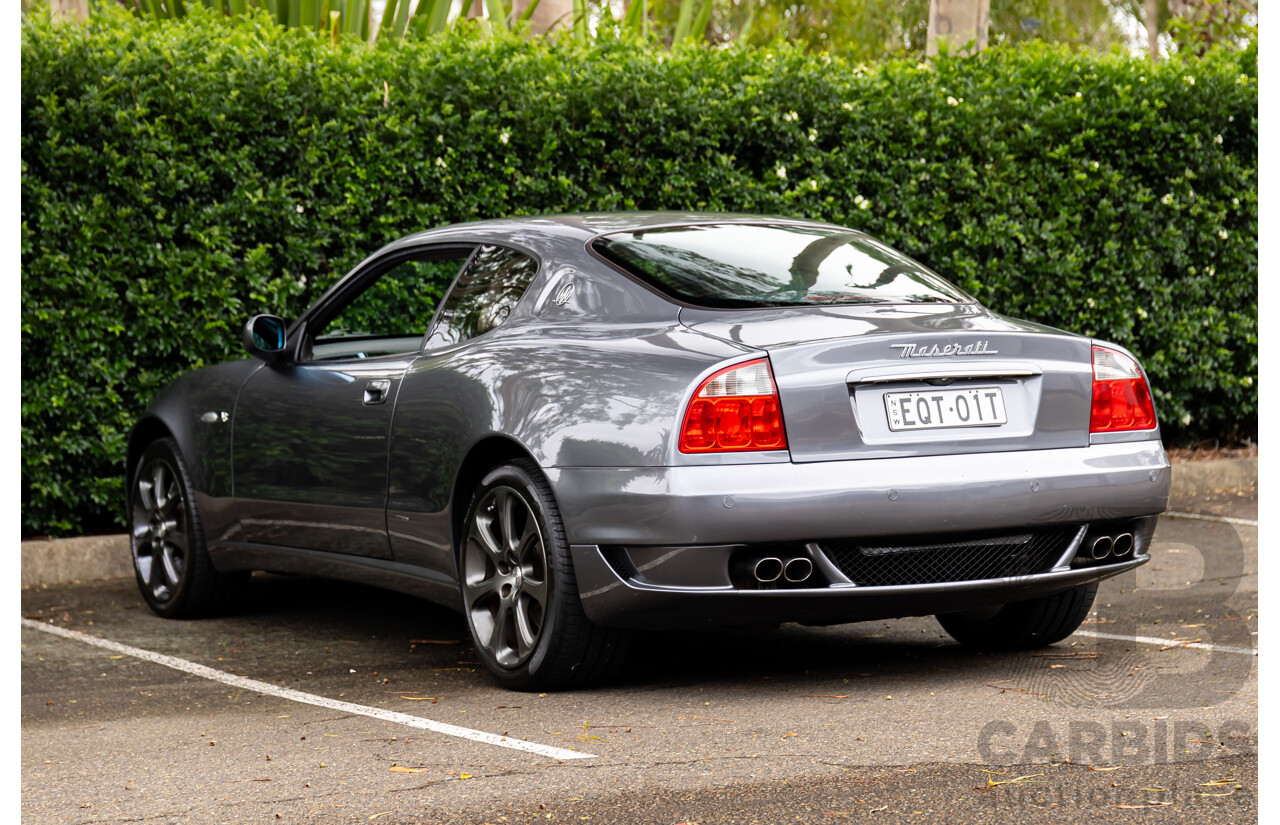 7/2005 Maserati Coupe Cambiocorsa 2d Coupe Grigio Alfieri Metallic Grey V8 4.2L