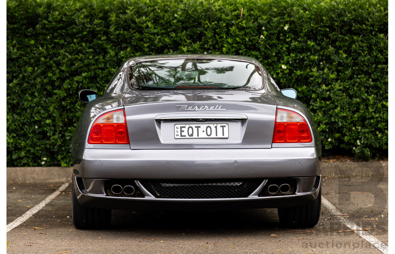 7/2005 Maserati Coupe Cambiocorsa 2d Coupe Grigio Alfieri Metallic Grey V8 4.2L