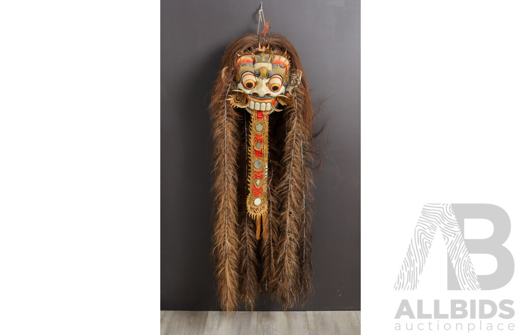 Vintage Balinese Rangda Mask