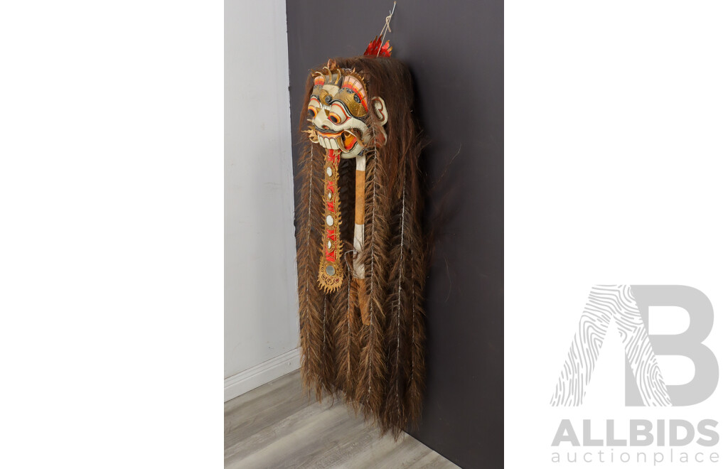 Vintage Balinese Rangda Mask