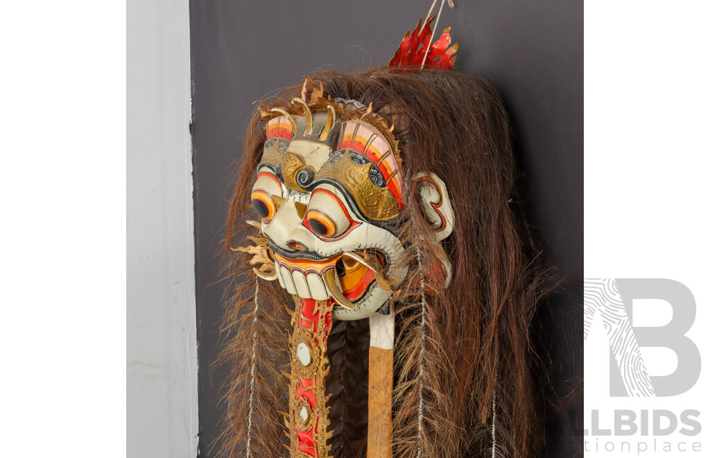 Vintage Balinese Rangda Mask