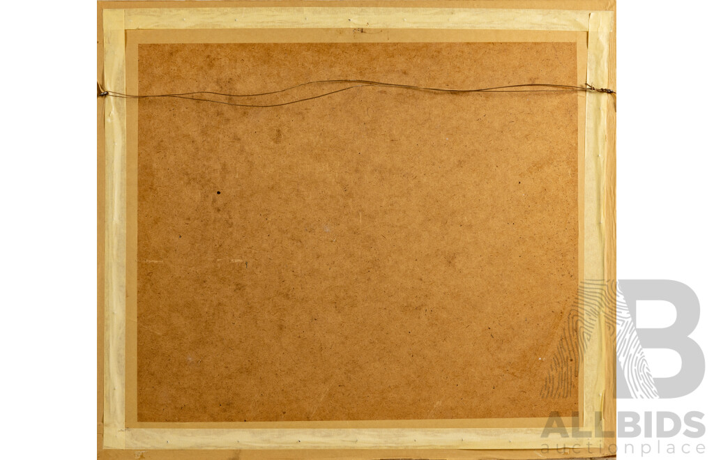 Gerald George Reginald Ansdell, (20th Century, British-Born Australian, 1880-1972), Quiet Lakes Edge (c.1920-30), Original Watercolour, 56 x 64 cm (frame)