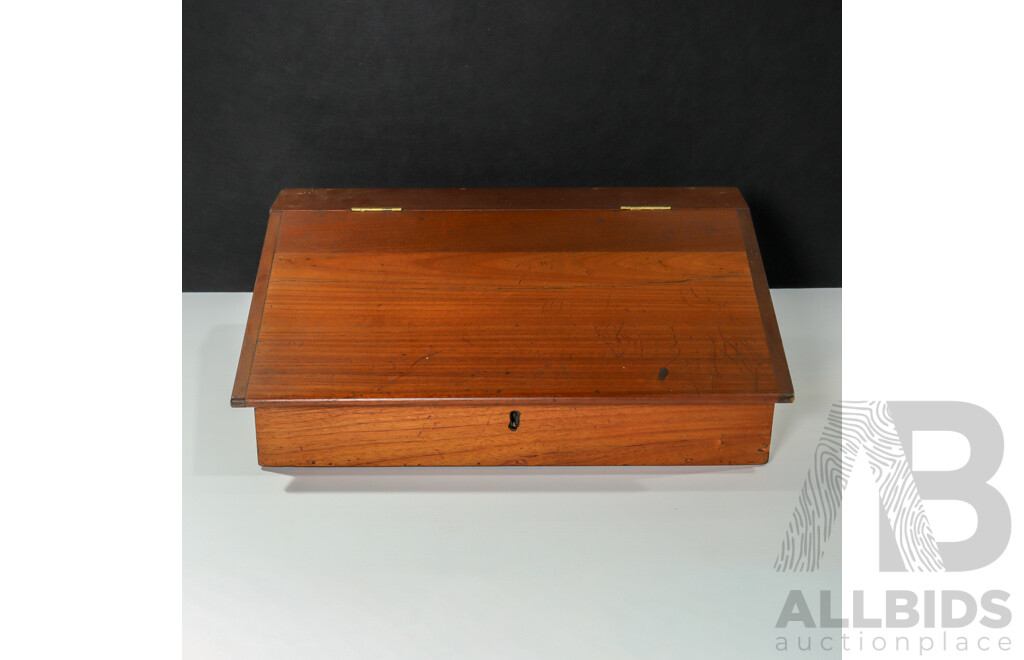 Vintage Cedar School Desk Top