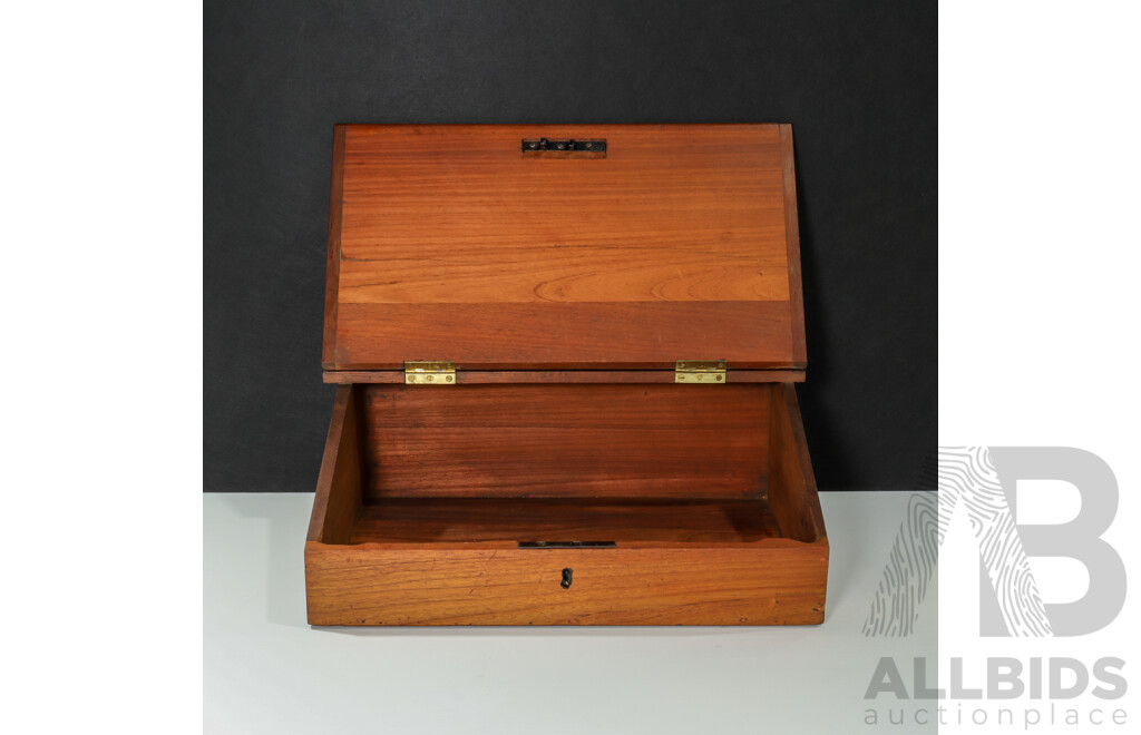 Vintage Cedar School Desk Top