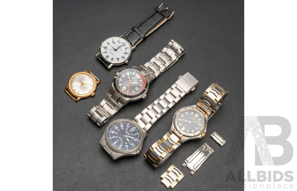 Collection of Men's Watches - Lot of 5